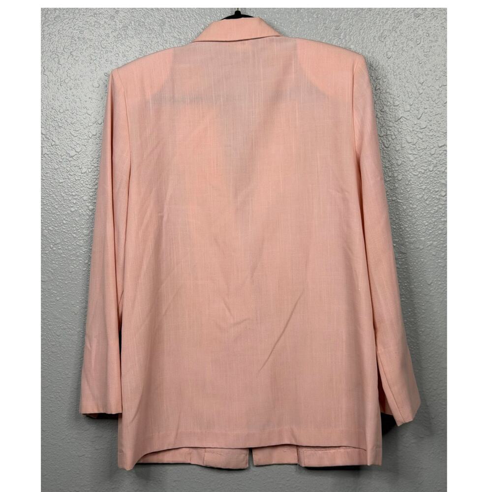 Sag Harbor Women’s Vintage Classic Look Pink Blazer / Size-12 - Picture 5 of 12